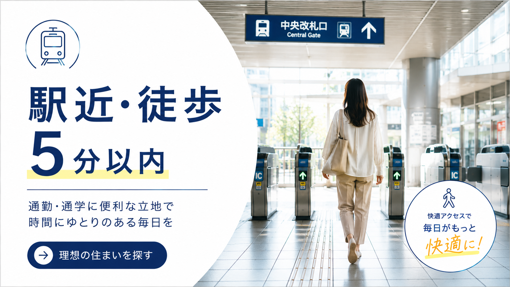 駅徒歩5分以内物件特集